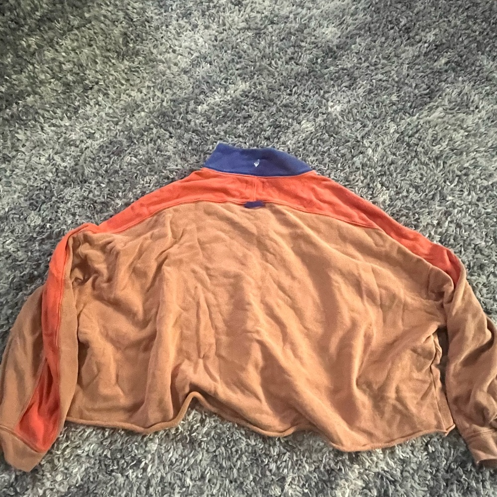 Free People Split Second Colorblock Half-Zip Crop… - image 6